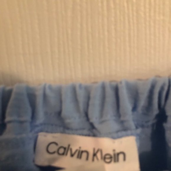 NWOT Calvin Klein Ruched-Sleeved A Line Dress in Serene - Picture 5 of 5